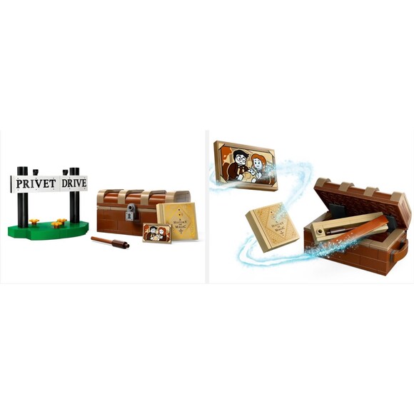 LEGO Harry Potter Hedwig at 4 Privet Drive Owl Figure 76425 - Picture 7 of 10